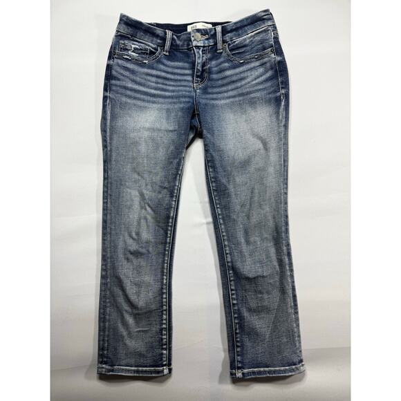 BKE Buckle Women's Stella Low Rise Slim Fit Capri Denim Jeans - Sz 27 (29x24.5) - Picture 1 of 6